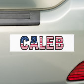 Caleb Name Vorname USA AufkleberステッカーAuto バンパーステッカー (車上)