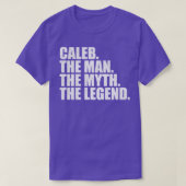 CalebCaleb名Caleb与え名 Tシャツ (デザイン正面)