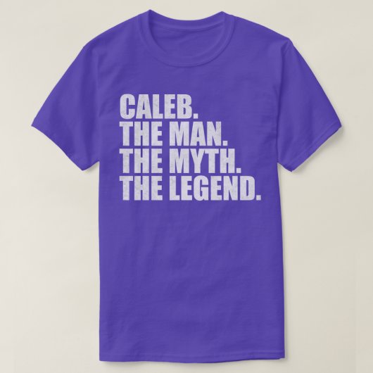 CalebCaleb名Caleb与え名 Tシャツ (デザイン正面)