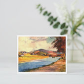 Caledonian Canal at Banvie 1900s Vintage ポストカード (スタンド正面)