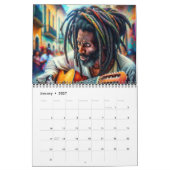 Calendar カレンダー (1月 2027)