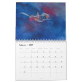 Calendar カレンダー (2月 2027)