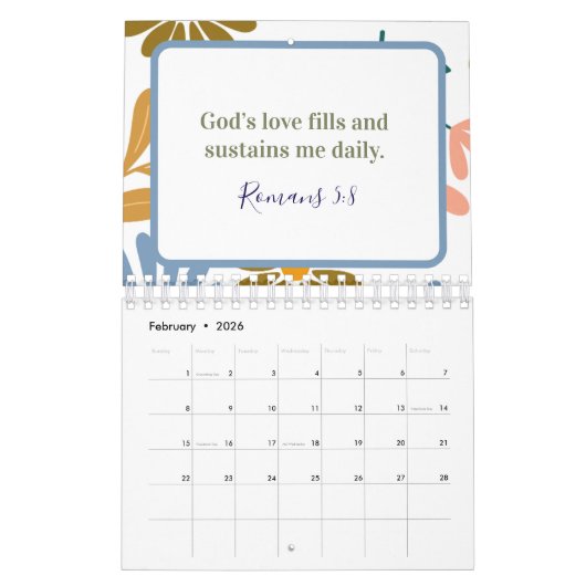 Calendar カレンダー (2月 2026)