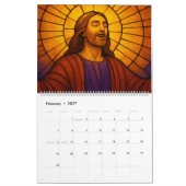 Calendar カレンダー (2月 2027)