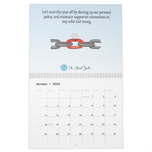 Calendar カレンダー (1月 2026)