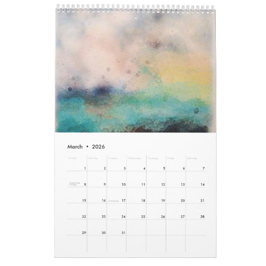 Calendar カレンダー (3月 2026)