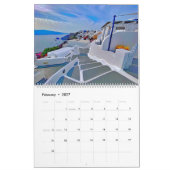 Calendar カレンダー (2月 2027)