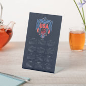 Calendar 1776-2026 USA  台座サイン (インサイチュ)