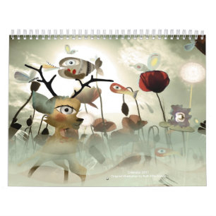 Calendar 2011の透明お洒落性と色 カレンダー