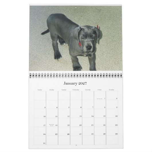 Calendar 2012 van SundayStyle Edition カレンダー (1月 2027)