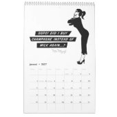 Calendar 2018  - your most fabulous year yet! カレンダー (1月 2027)