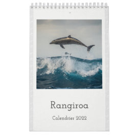 Calendar 2022 RANGIROA  カレンダー