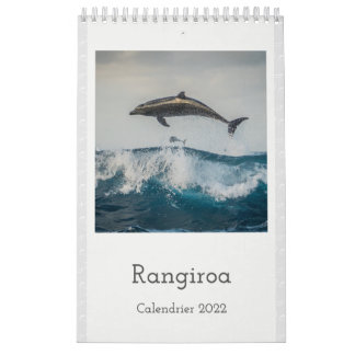 Calendar 2022 RANGIROA  カレンダー