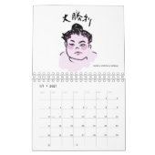  Calendar 2023 'Faces'  by Ukkie  カレンダー (1月 2027)