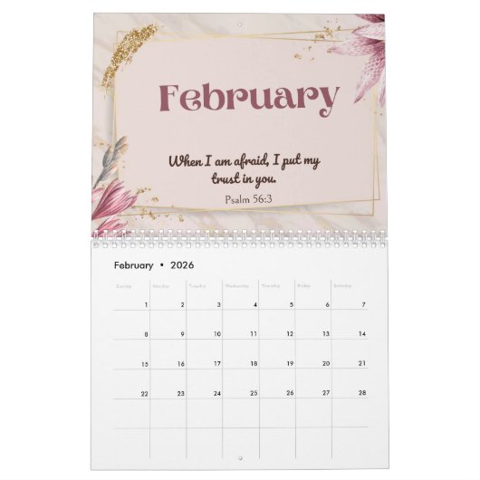 Calendar 2024 カレンダー (2月 2026)