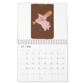 Calendar 2025 by Ukkie  カレンダー (2月 2026)