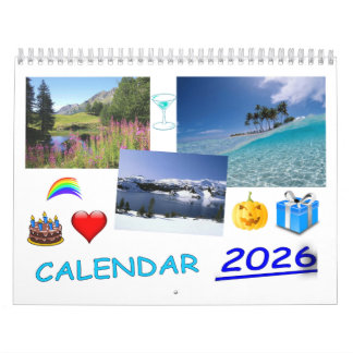 Calendar 2026 カレンダー