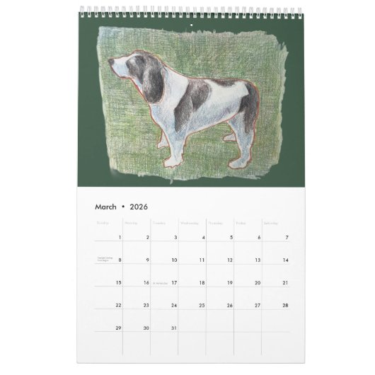 Calendar 2026 カレンダー (3月 2026)