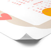 Calendar 2026 Family Photo Poster 18x24 ポスター (角)