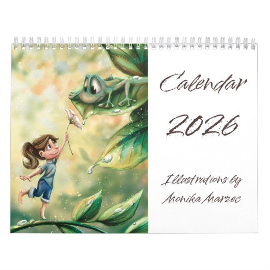 Calendar 2026 “Gift” by Monika Marzec カレンダー (カバー)