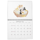 Calendar 2026 : Love of The Feline  カレンダー (2月 2026)