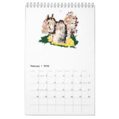 Calendar : 2026  New Beginnings カレンダー (2月 2026)