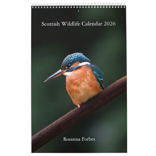 Calendar 2026 Scottish Wildlife  カレンダー (カバー)