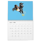 Calendar  2026 Tropical & Every Day  Birds カレンダー (3月 2026)
