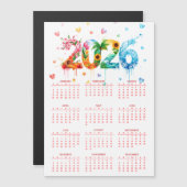 Calendar 2026 with four season (正面/裏面)