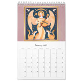 Calendar angel Egypt カレンダー (1月 2027)