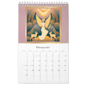 Calendar angel Egypt カレンダー (2月 2027)