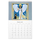 Calendar angel Egypt カレンダー (1月 2027)