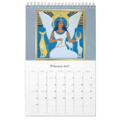 Calendar angel Egypt カレンダー (2月 2027)