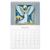 Calendar angel Egypt カレンダー (1月 2027)