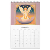 Calendar angel Egypt カレンダー (1月 2027)