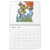 _calendar dan's_artか等 カレンダー (2月 2027)