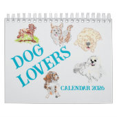 Calendar Dog Lovers 2026 カレンダー (カバー)