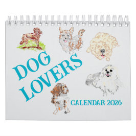 Calendar Dog Lovers 2026 カレンダー