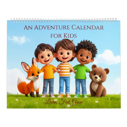 Calendar for Kids – Festive Holiday Fun カレンダー (カバー)