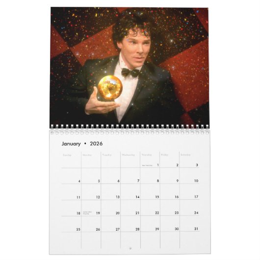 Calendar for true detective fans カレンダー (1月 2026)
