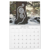 calendar forests 2026 art landart nature カレンダー (1月 2027)