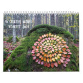 calendar forests 2026 art landart nature カレンダー (カバー)