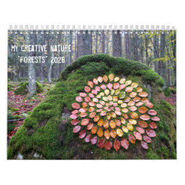 calendar forests 2026 art landart nature カレンダー