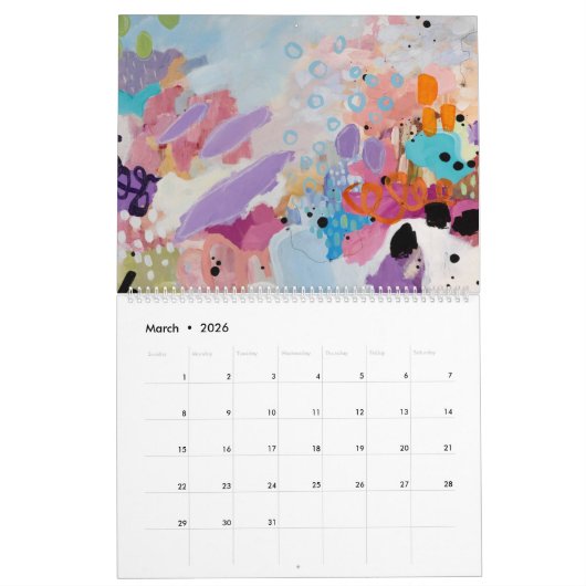 Calendar Nebulae カレンダー (3月 2026)