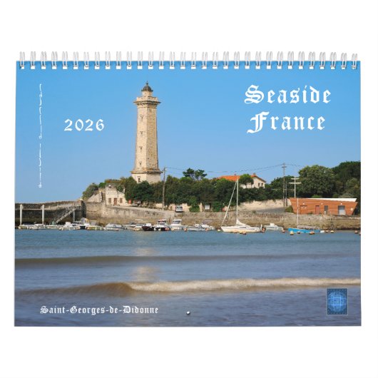 Calendar of seaside of France カレンダー (カバー)