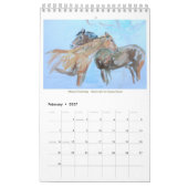 Calendar of Susan Payne Equine Art - 2022 カレンダー (2月 2027)