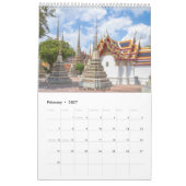 Calendar of Thailand photos カレンダー (2月 2027)