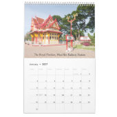 Calendar of Thailand photos カレンダー (1月 2027)