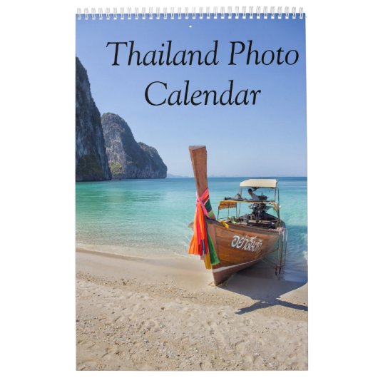 Calendar of Thailand photos カレンダー (カバー)