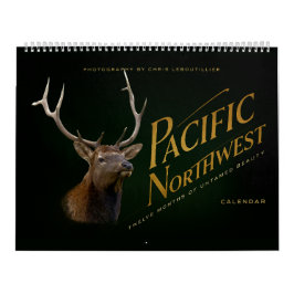 Calendar Pacific Northwest Wildlife (c)2026 カレンダー